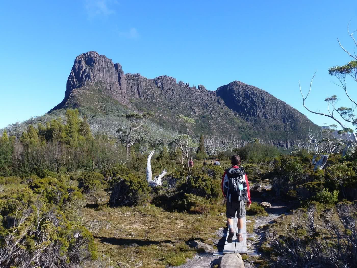 Highlights Of The Overland Track (VIC) By Emily Barlow, Photo Sarah Barlow, track, mountain, distance, hiker