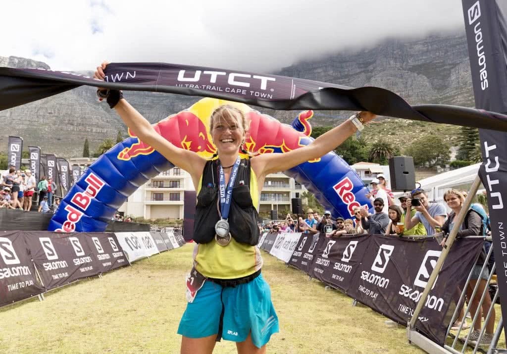 Meet Lucy Bartholomew // A Plant-Based Ultramarathon Champ, Tim Ashelford, Womens100km_winnerLucyBartholomew_photoNickMuzik, winner, race, medal, finish line