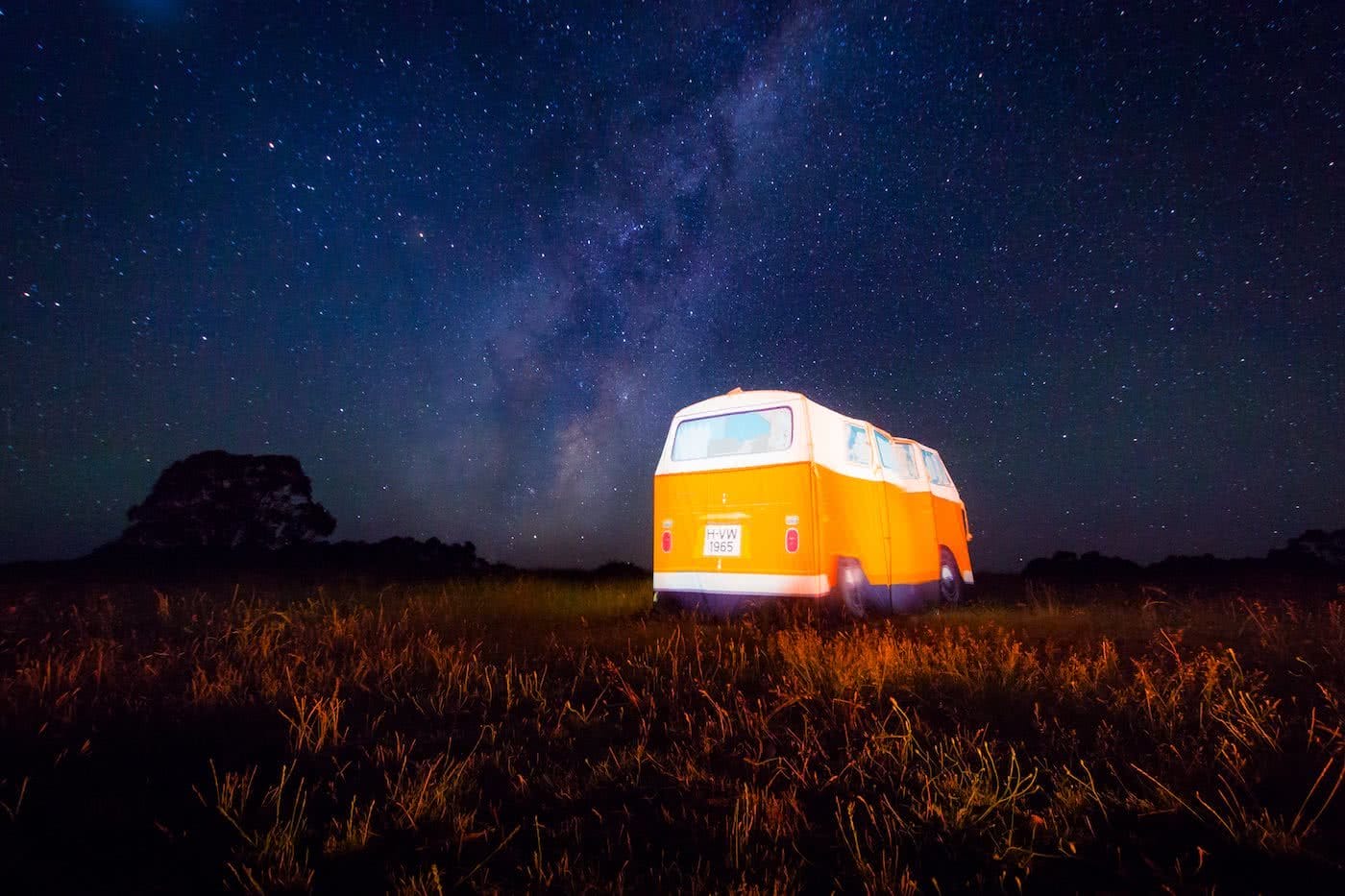 Rob Embury, Kombi Tent review, lit up