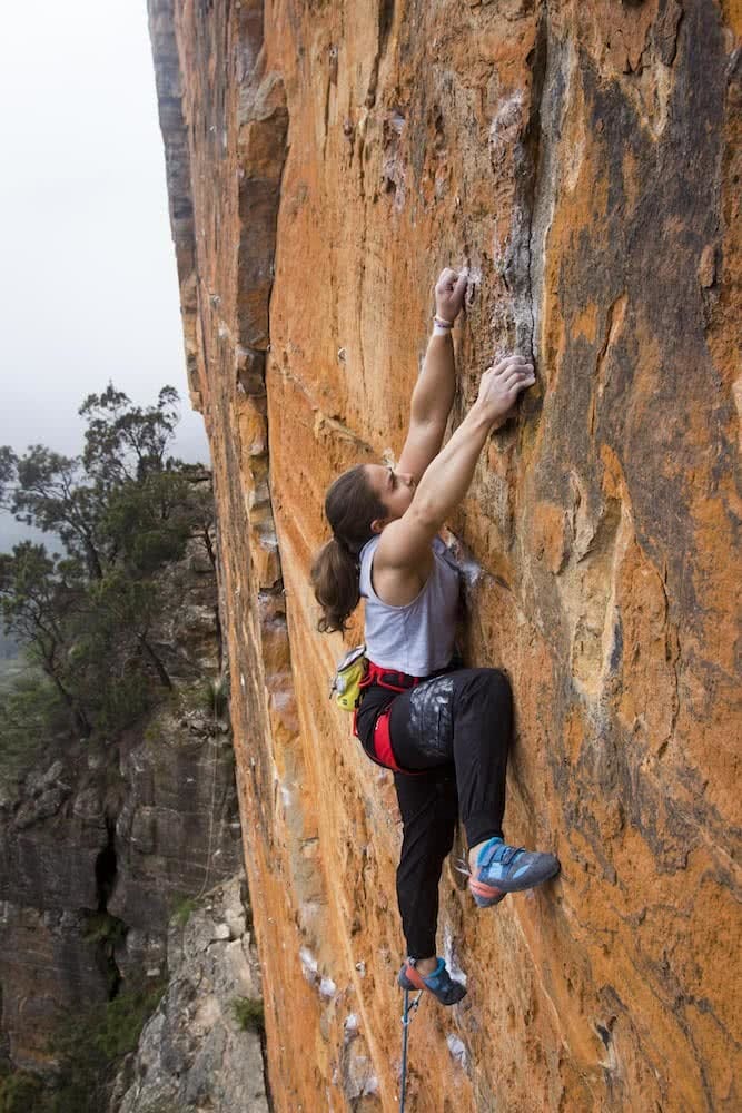 aron hailey, Reigning steel, unidentified climber, blue mountains, climbing, nsw