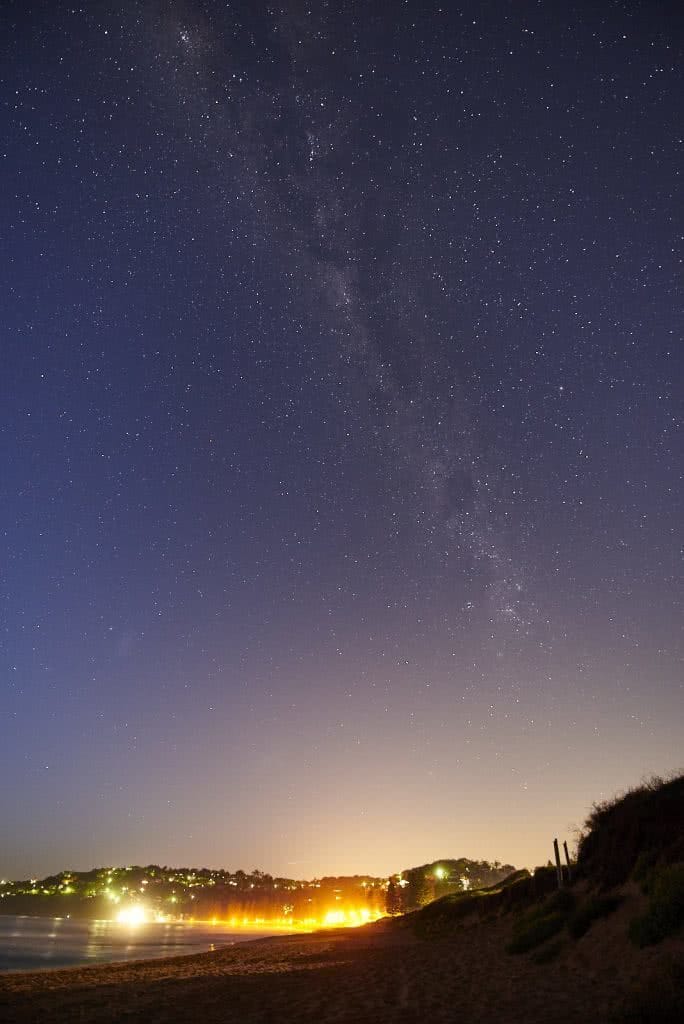 Dawn Bouldering // Palm Beach Rocks (NSW), Neil And Gabby Massey, stars, lights, night sky