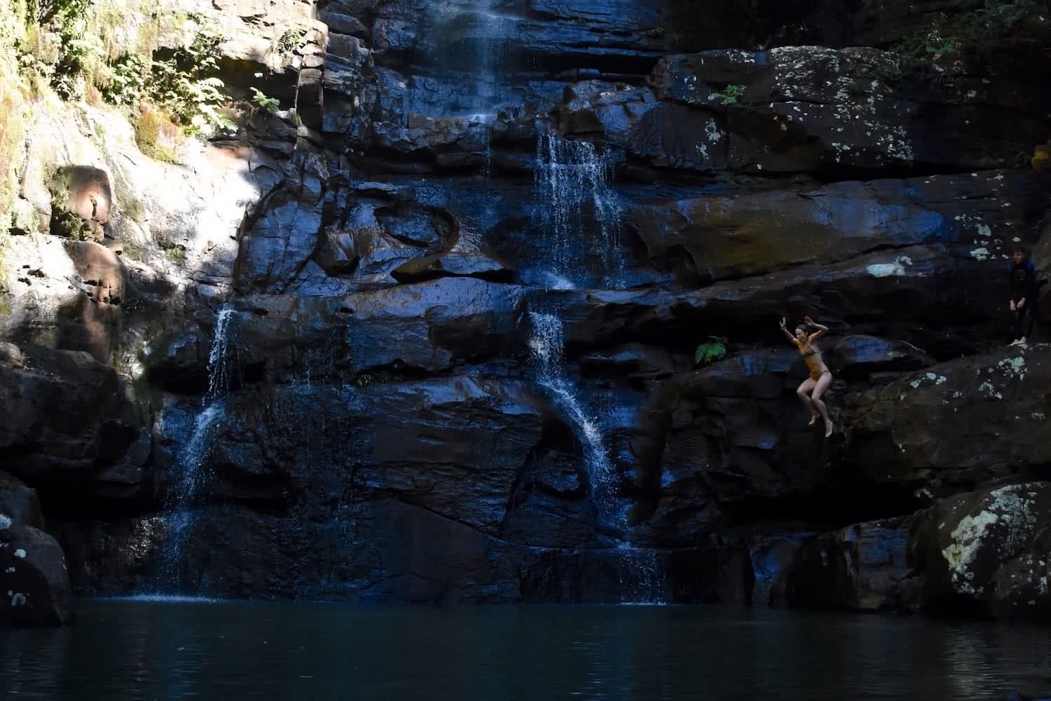 Kellys falls, cara van wyk, illawarra, best walks, microadventure, waterfall, swim, wild swimming