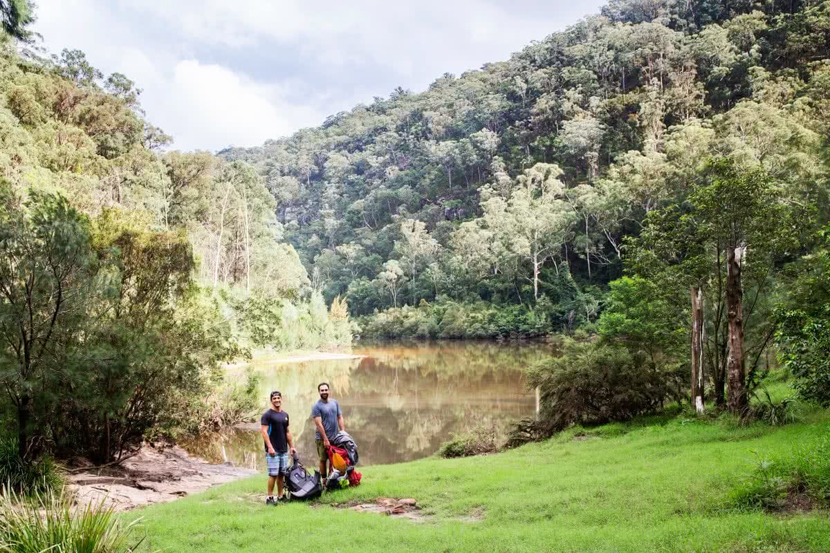 daniel bos, packrafting the colo river, blue mountains, nsw