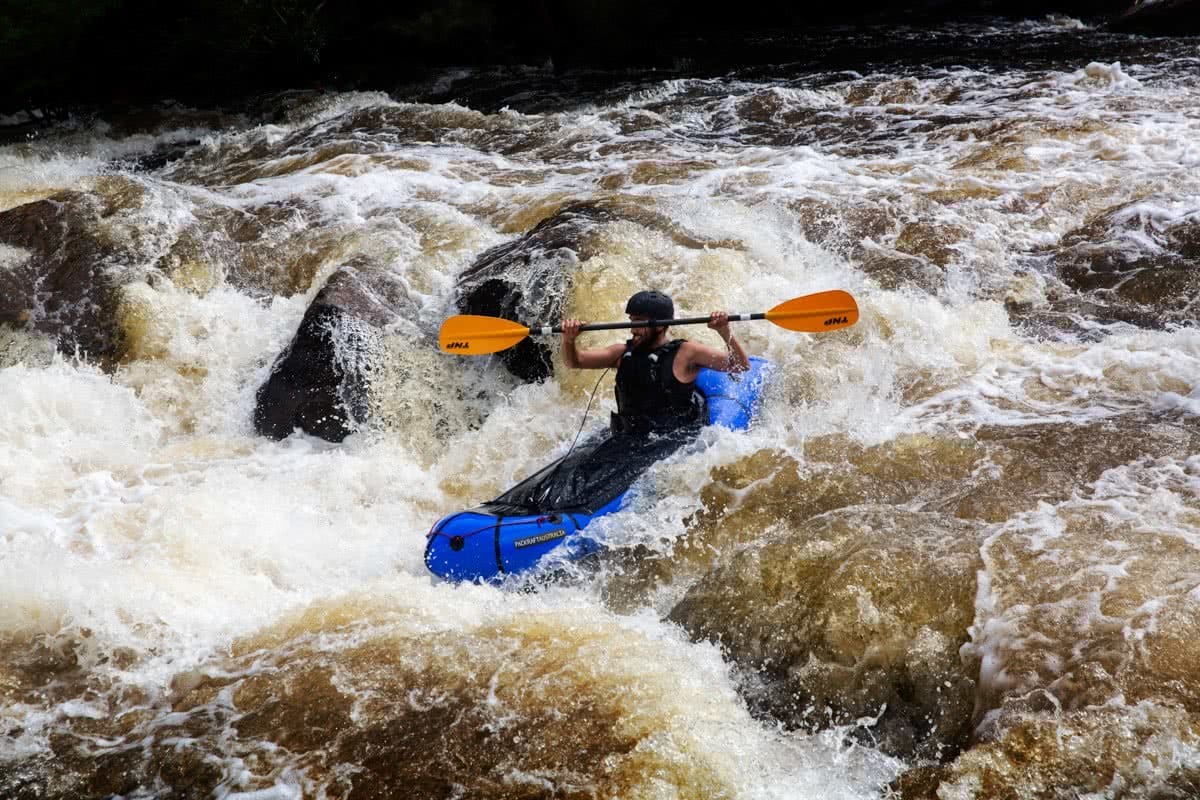 daniel bos, packrafting the colo river, blue mountains, nsw, rapids, packraft