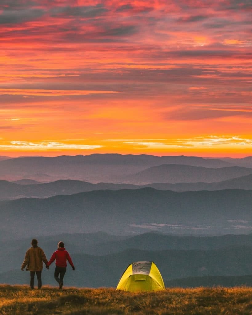 snowy mountains tent camping mitch cox