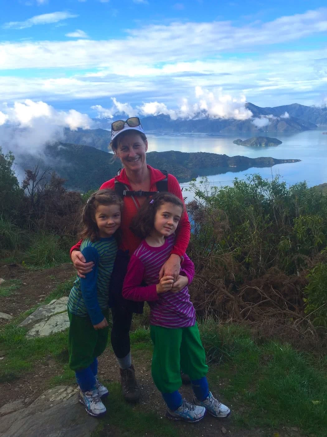 Training Kids Up For Multi-Day Hikes, Helen Cooper, mum, daughters, view, lake, children, hikers