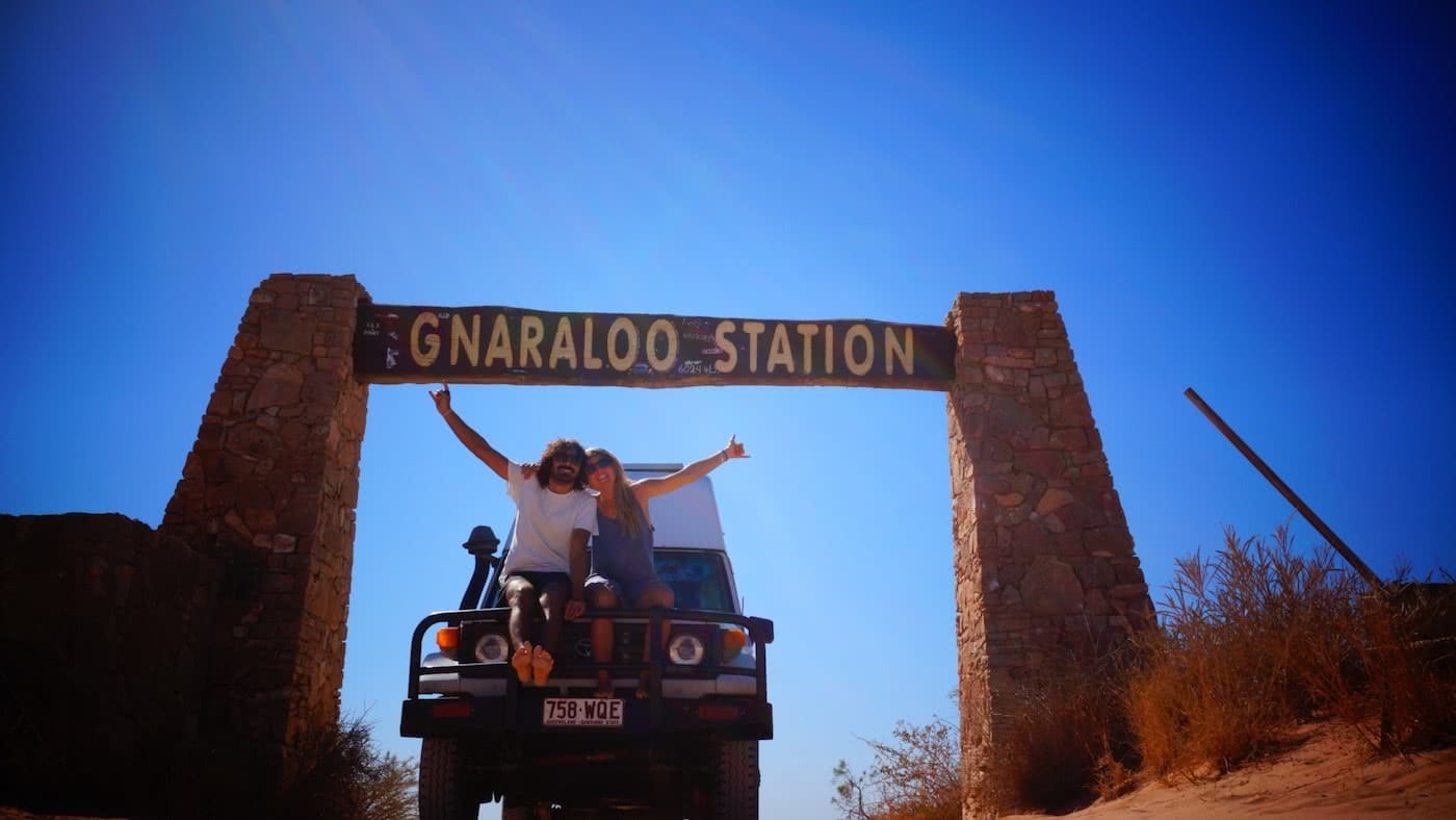 Troopy Travels // Chasing Sunsets From Byron Bay To The Ningaloo Reef, Alice Forrest, Gnaraloo Station, van, couple, on the road