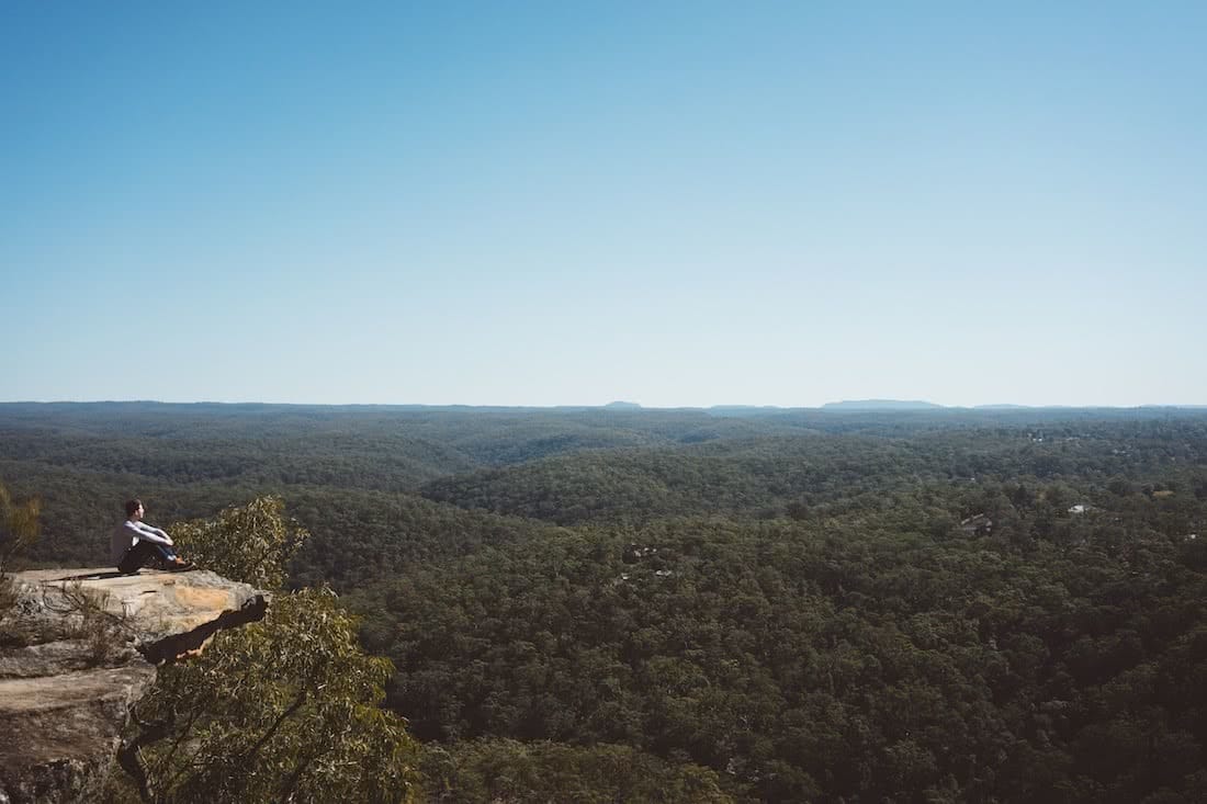 erin mcgauley, glenbrook gorge, teva, microadventure, blue mountains national park, nsw, tunnel view lookout