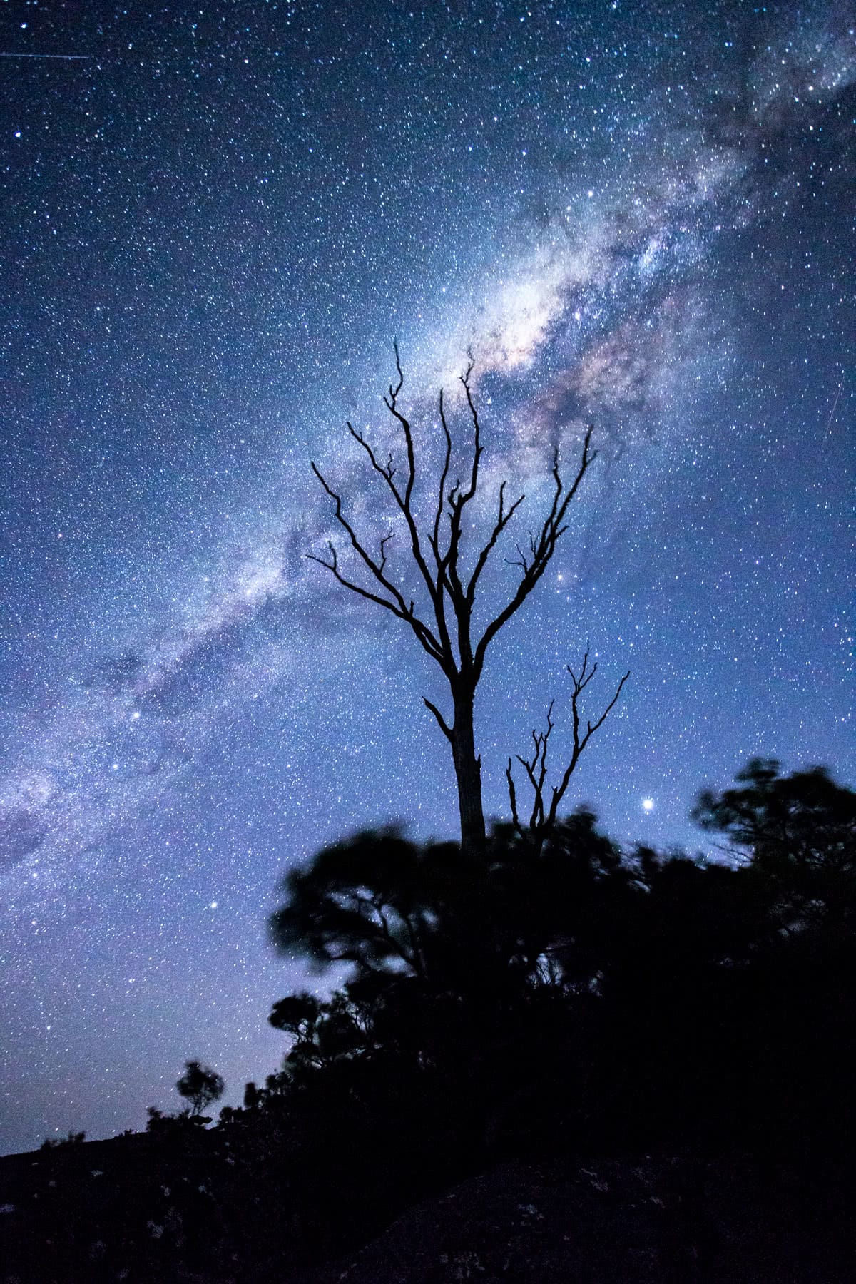 The Bare Beauty Of Bald Rock National Park (NSW) // Photo Essay, Liam Hardy, astrophotography, starts, silhouette, milky way
