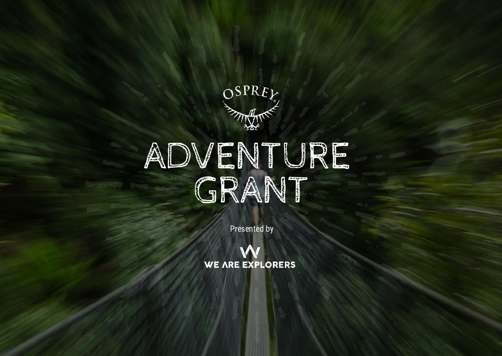 OSPREY Adventure Grant 2018, swoosh, bridge, forest