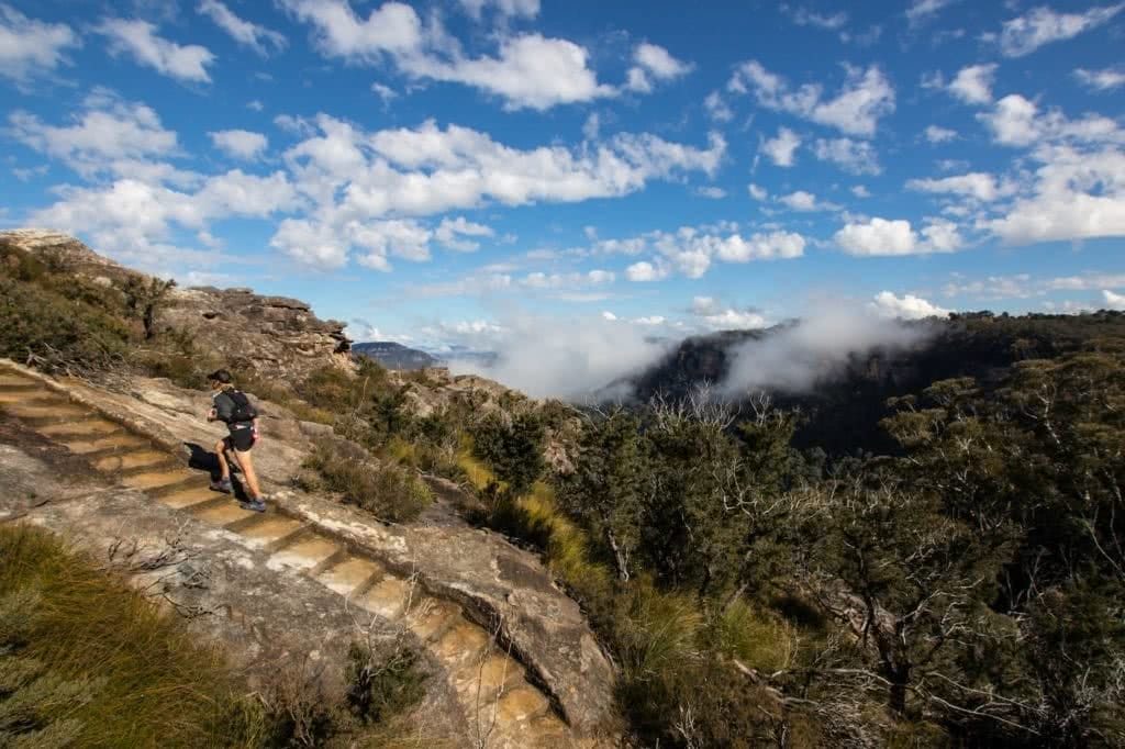 5 Things no one tells you about running a long way Ben Harris photo by Chris Ord steps mountains cloudsUTA 2017 High-30