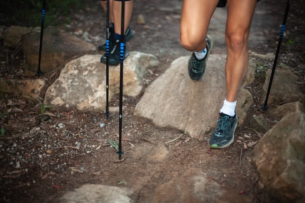 Black Diamond Distance Carbon FLZ Trekking Poles // Gear Review, Karl Reynolds, Manly Dam, trail running month