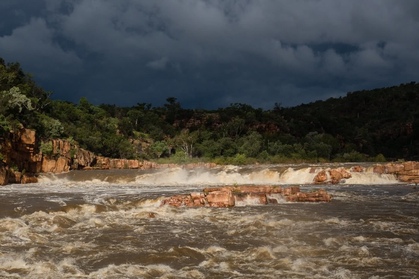 A Humbling Landscape // Kayaking The Kimberley (WA) Lachie Carracher storm, clouds, river.jpg