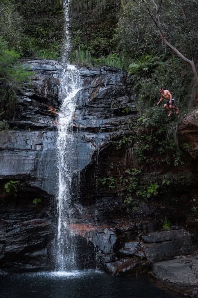 How To Camp In A Hammock, jeremy lam, ticket to the moon, climbing anchors, sleep in a hammock, blue mountains, nsw, waterfall jump