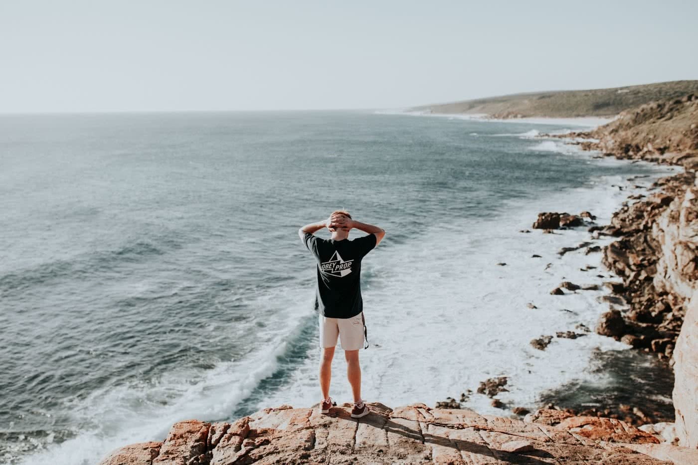 Stunning Views and Salty Air at Wilyabrup Sea Cliffs // Margaret River (WA) Cedric and Melody Tang beach, ocean, cliff