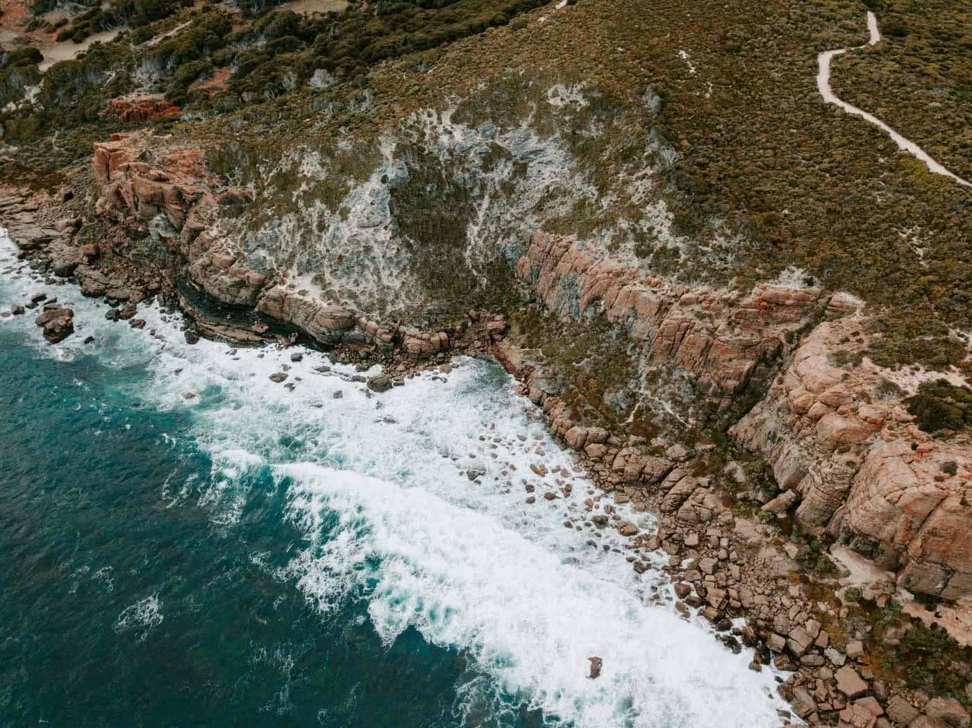 Stunning Views and Salty Air at Wilyabrup Sea Cliffs // Margaret River (WA) Cedric and Melody Tang beach, ocean, drone
