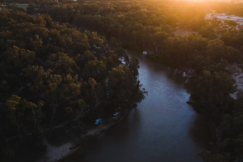 Deniliquin Should Be Your Next Weekend On The River, photo by Ben Savage, deniliquin, nsw, visit deni, drone