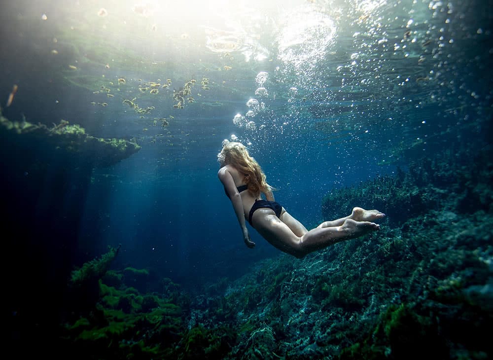 How To Photograph The NT, Katie Goldie, Bitter Springs, Underwater