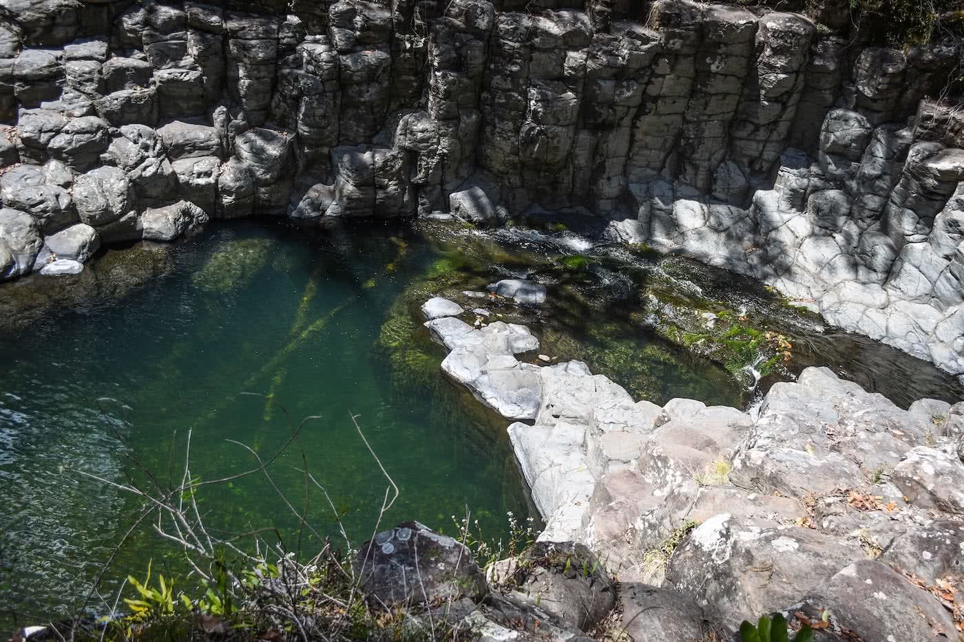 Rockhop to Stairway Falls // Lamington National Park (QLD) Lisa Owen pool, waterhole, basalt steps