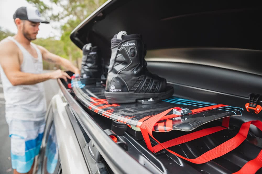 Rhino-Rack MasterFit 320L Roof Box // Gear Review, Nathan McNeil, driving, road, storage