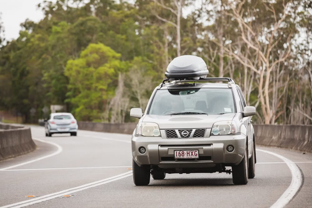 Rhino-Rack MasterFit 320L Roof Box // Gear Review, Nathan McNeil, driving, road, storage