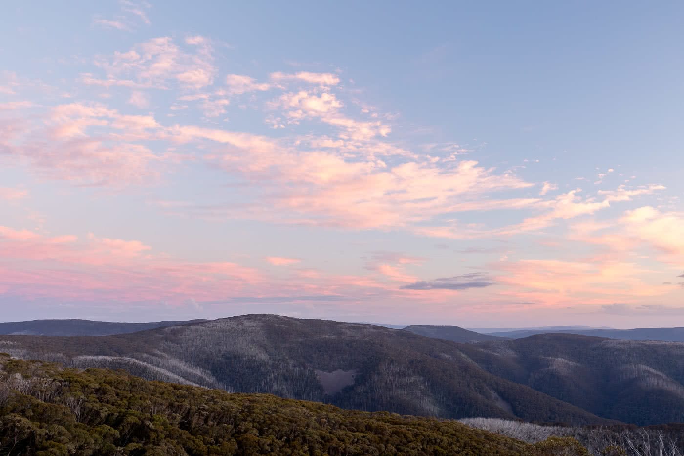The Many Faces Of Mount Hotham Jon Harris mountains, sunset, clouds