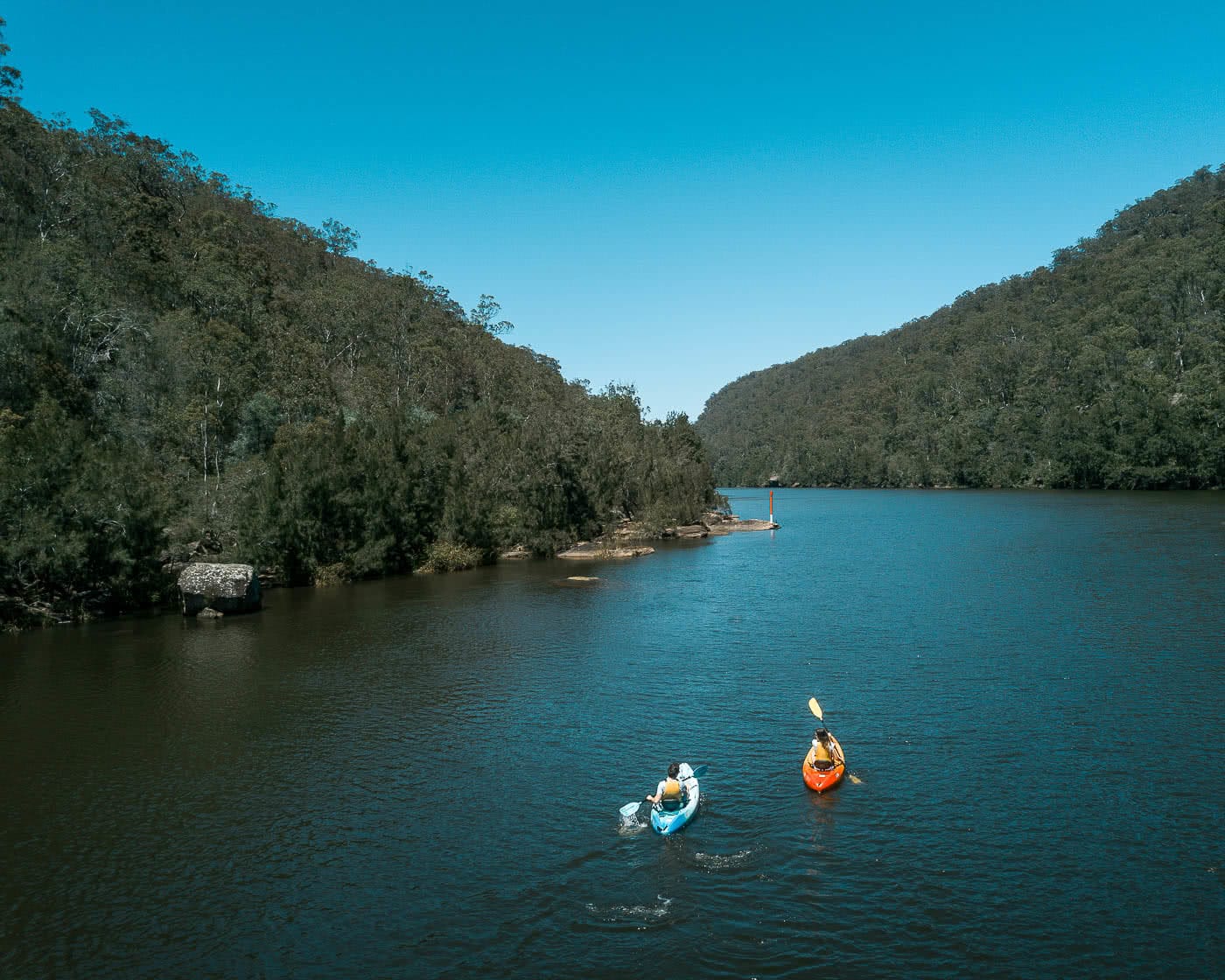 Nepean Gorge, shot by Fin Matson, Penrith region, Destination NSW, Blue Mountains