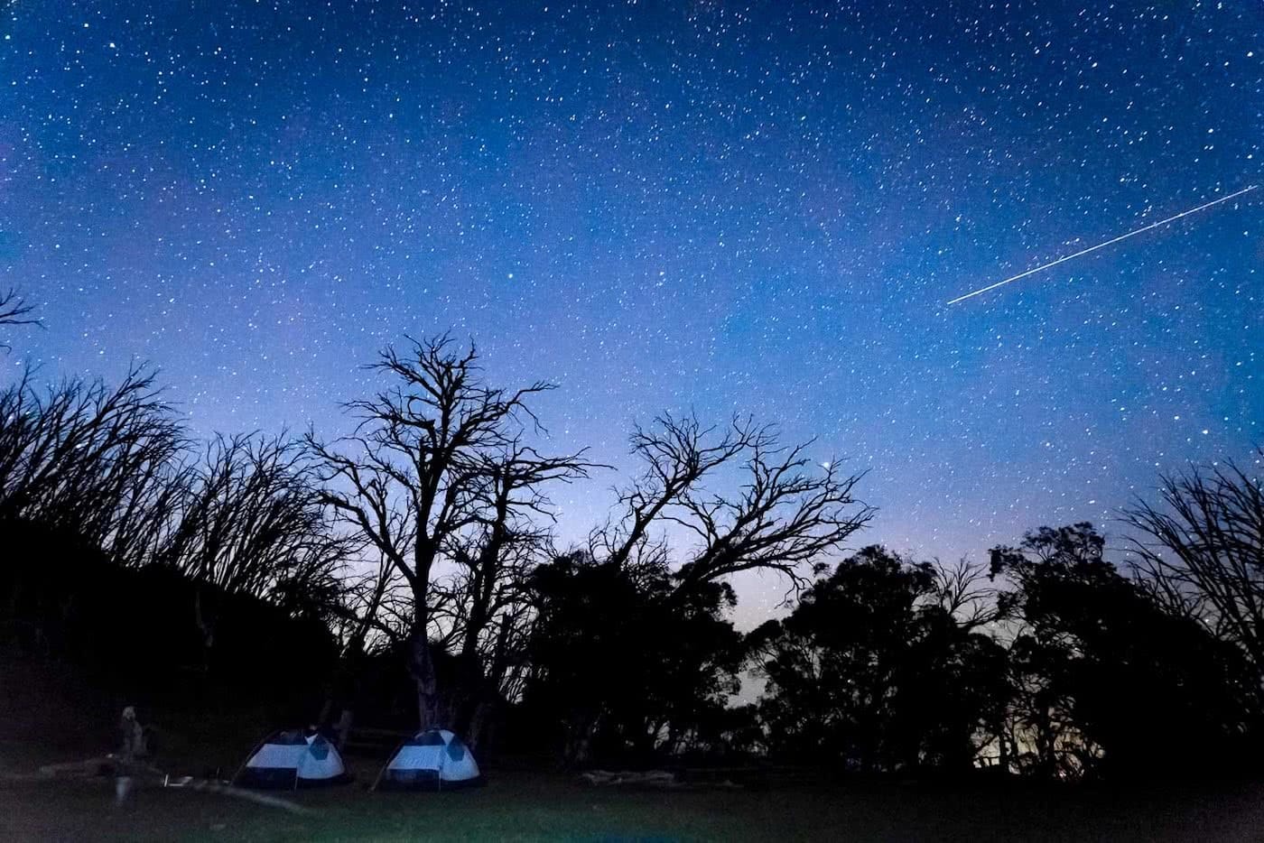 The High Plains on Foot – Four Day Falls Creek Circuit (VIC) Lachlan Fox high plains, camp site, tents, astrophotography