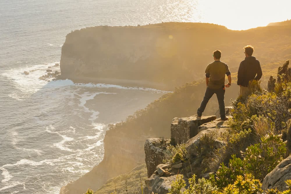 Lapping Tassie With No Phones, Cash Or Cars, Just A Coupla Surfboards, The Laps, Dustin Hollick, Rhian James, surfing, tasmania