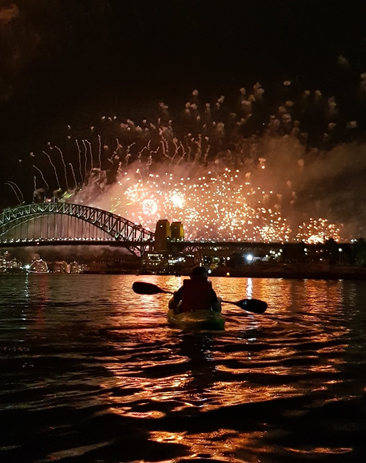 Re-Ignite Your New Year's Eve – Fireworks By Kayak Dan Slater fireworks, sydney harbour, kayaking, life jackets gallery 1