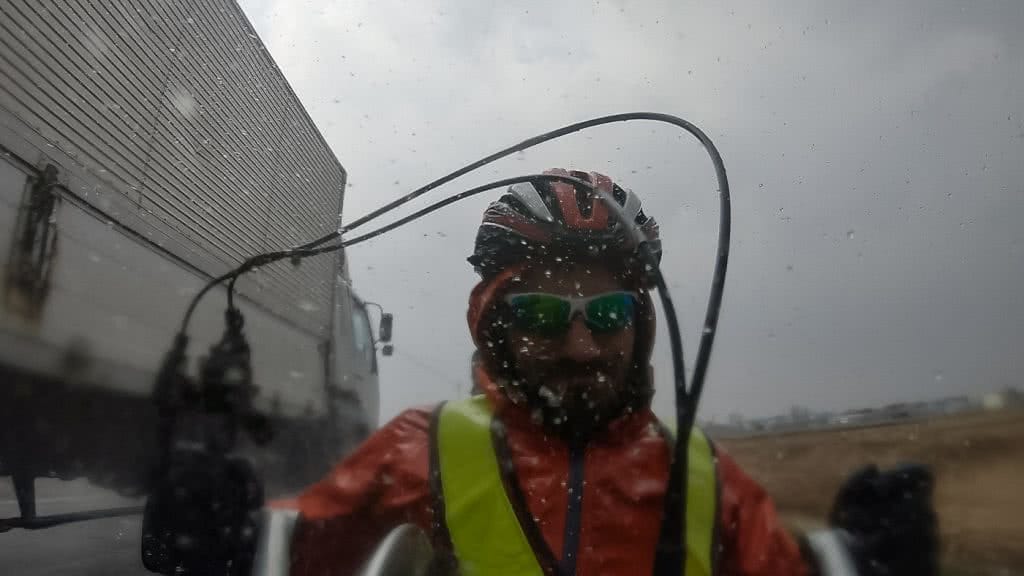 Josh Just Handcycled The Length Of Japan For Charity, josh stinton, selfie, handcycle, apricot, outspire