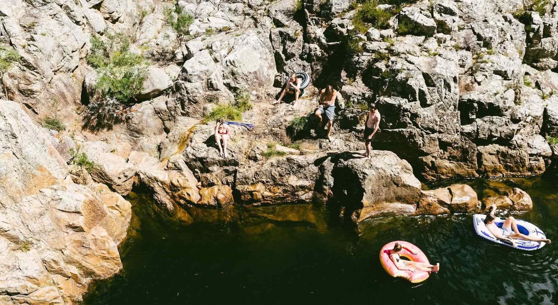 6 Epic Free Campsites Near Melbourne, Pat corden, Blue Pools 1, wild swimming, victoria