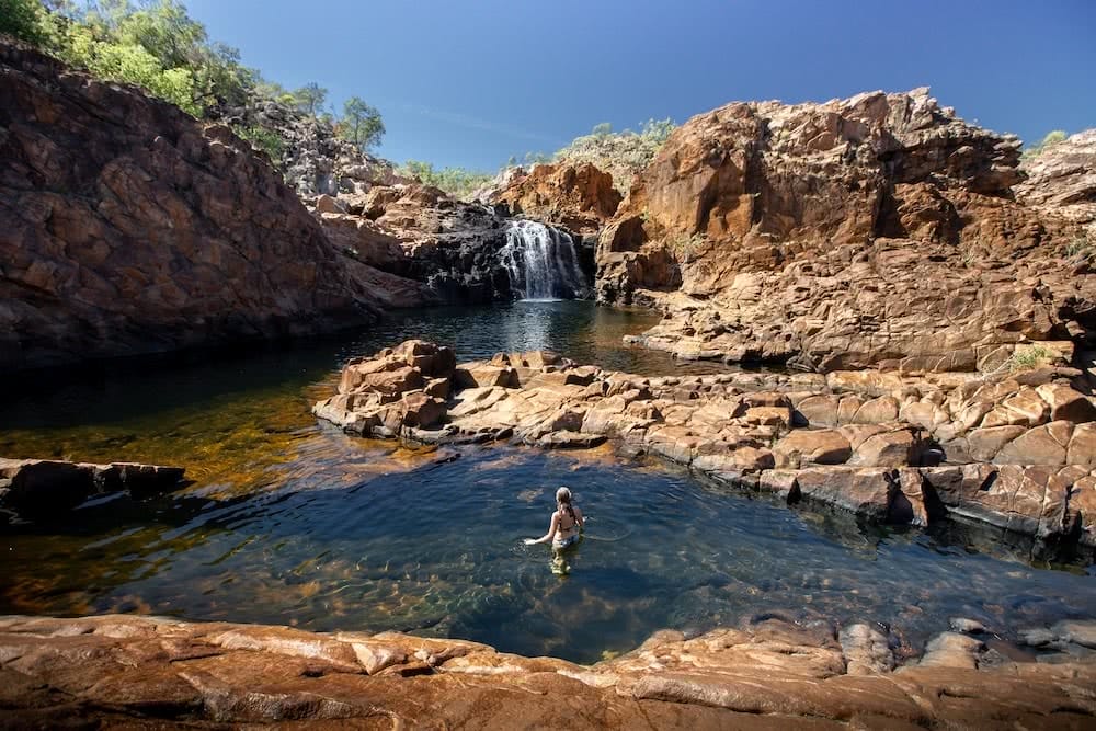 9 Top End Waterholes That Are Perfect For Wild Swimming, Edith Falls_Katie Goldie, top end, northern territory