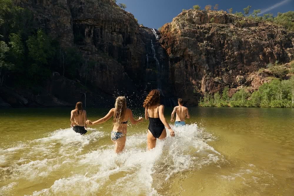 9 Top End Waterholes That Are Perfect For Wild Swimming, kakadu, gunlom, photo by matt cherubino, top end, northern territory