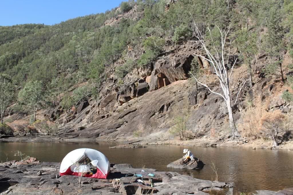 The Best Multi-day Hikes in Queensland Saphira_Schroers_ Sundown camping, river, tent