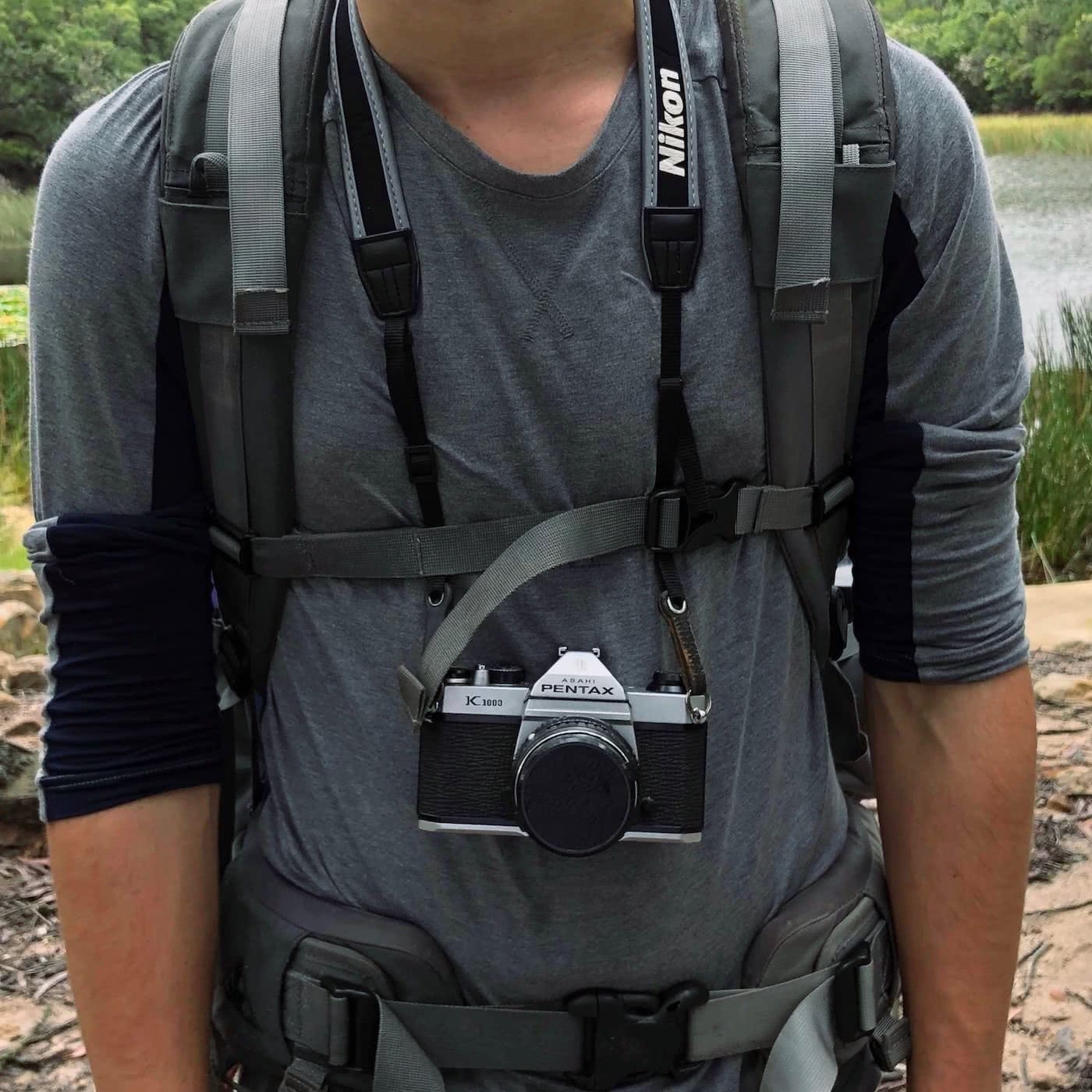 An Explorer's Guide To Hiking With A Camera by Zac de Silva how to strap in your camera