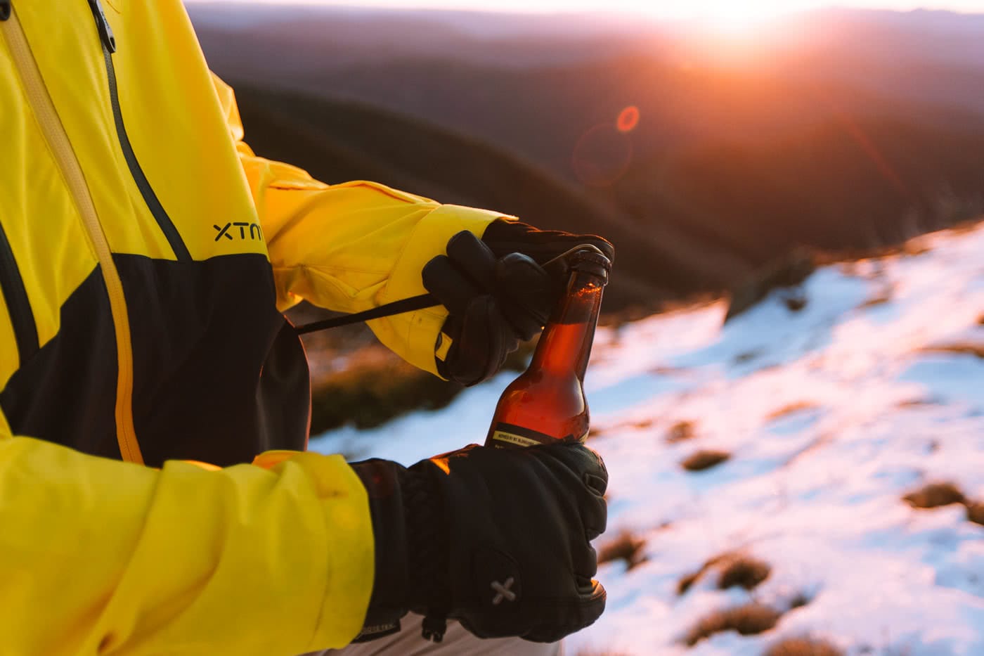 First-Time Alpine Hiking On Mt Buffalo (VIC) by Cedric and Melody Tang, XTM Performance jacket, beer pocket opener