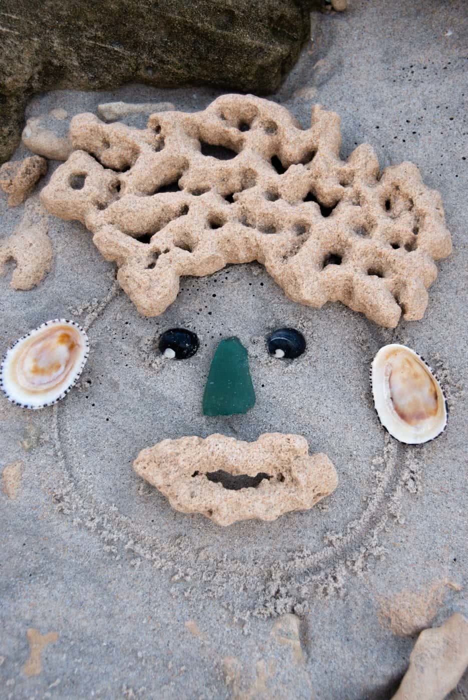 Beware The Dragons // Anvil Beach (WA) by Megan Warner beach art on anvil beach