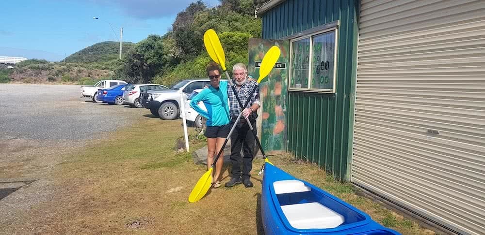 Escaping Tassie's Heat On The Arthur River // Arthur River (TAS), Joelle and Barry, canoe