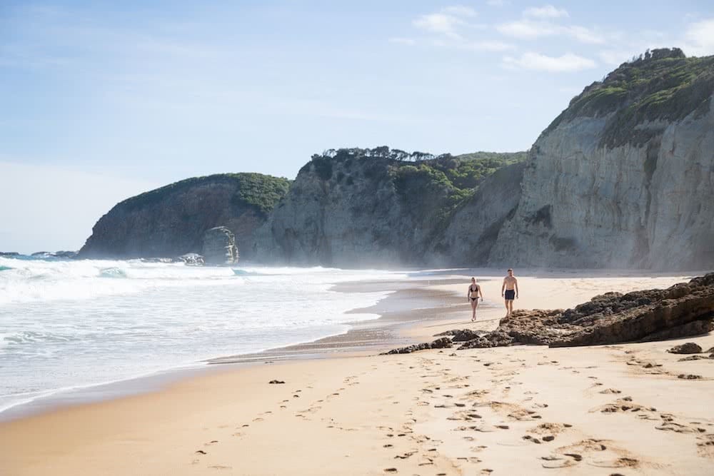 Quiet Camping & Cracking Clifftops // Aire River - Great Ocean Road (VIC), photo by Lachlan Fox, beach, cliffs