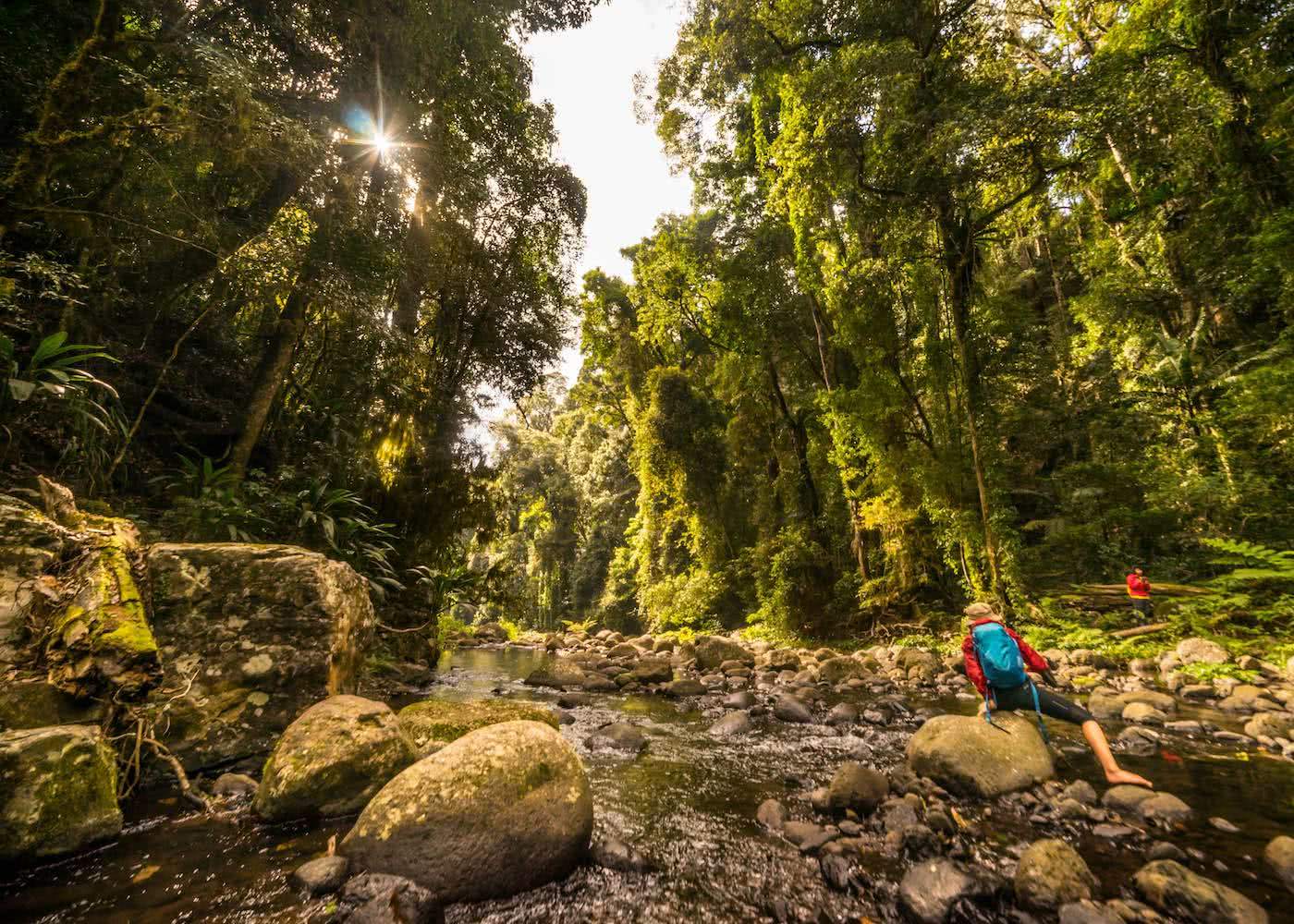 5 Reasons You Should Go Hiking In Queensland by Saphira Schroers, photo by Miranda_Fittock creek crossing