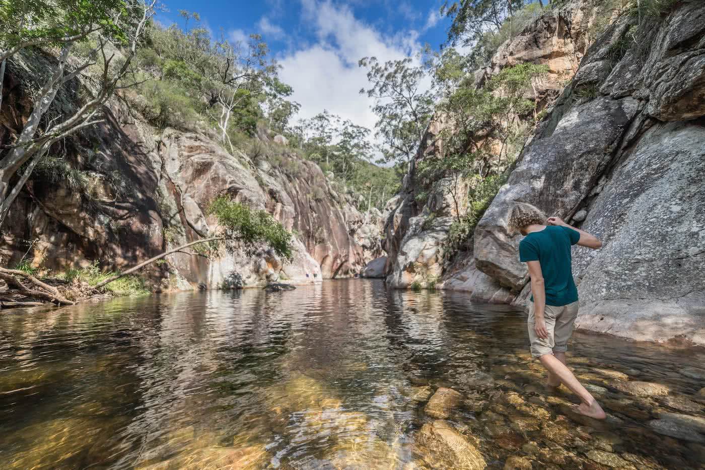 5 Reasons You Should Go Hiking In Queensland by Saphira Schroers, photo by Miranda_Fittock waterhole creek