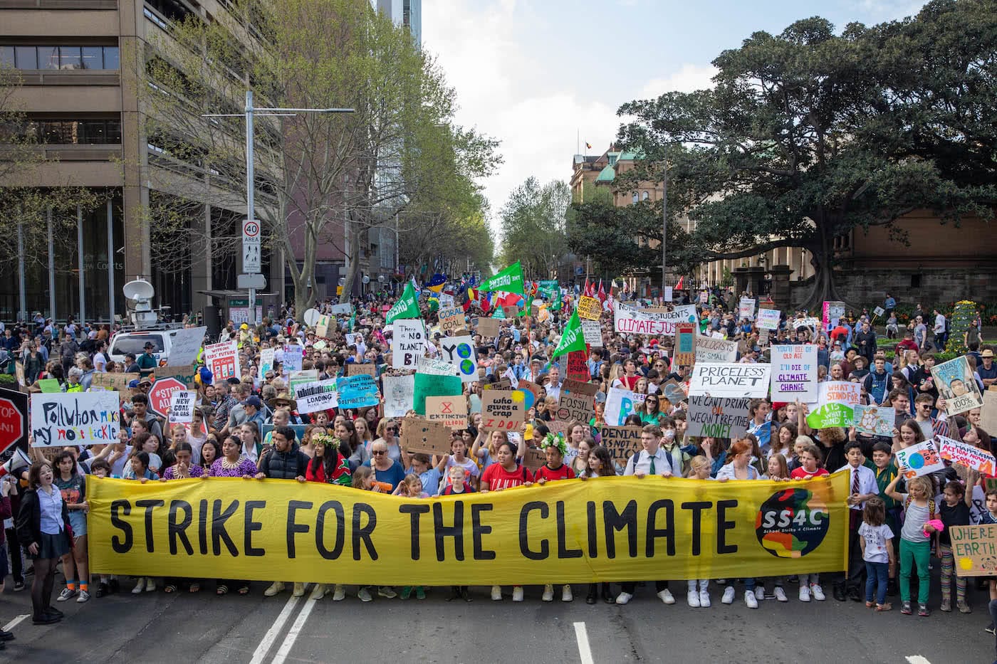 Climate Action Doesn't Stop Here – Write To Your Local Representative, photo courtesy of School Strike For Climate, crowd, Sydney, protest, climate strike, participate in democracy