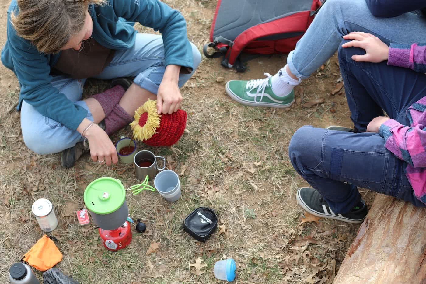How To Squeeze More Outdoors Time Into Your Workday by Mattie Gould Tea cosy for coffee outside