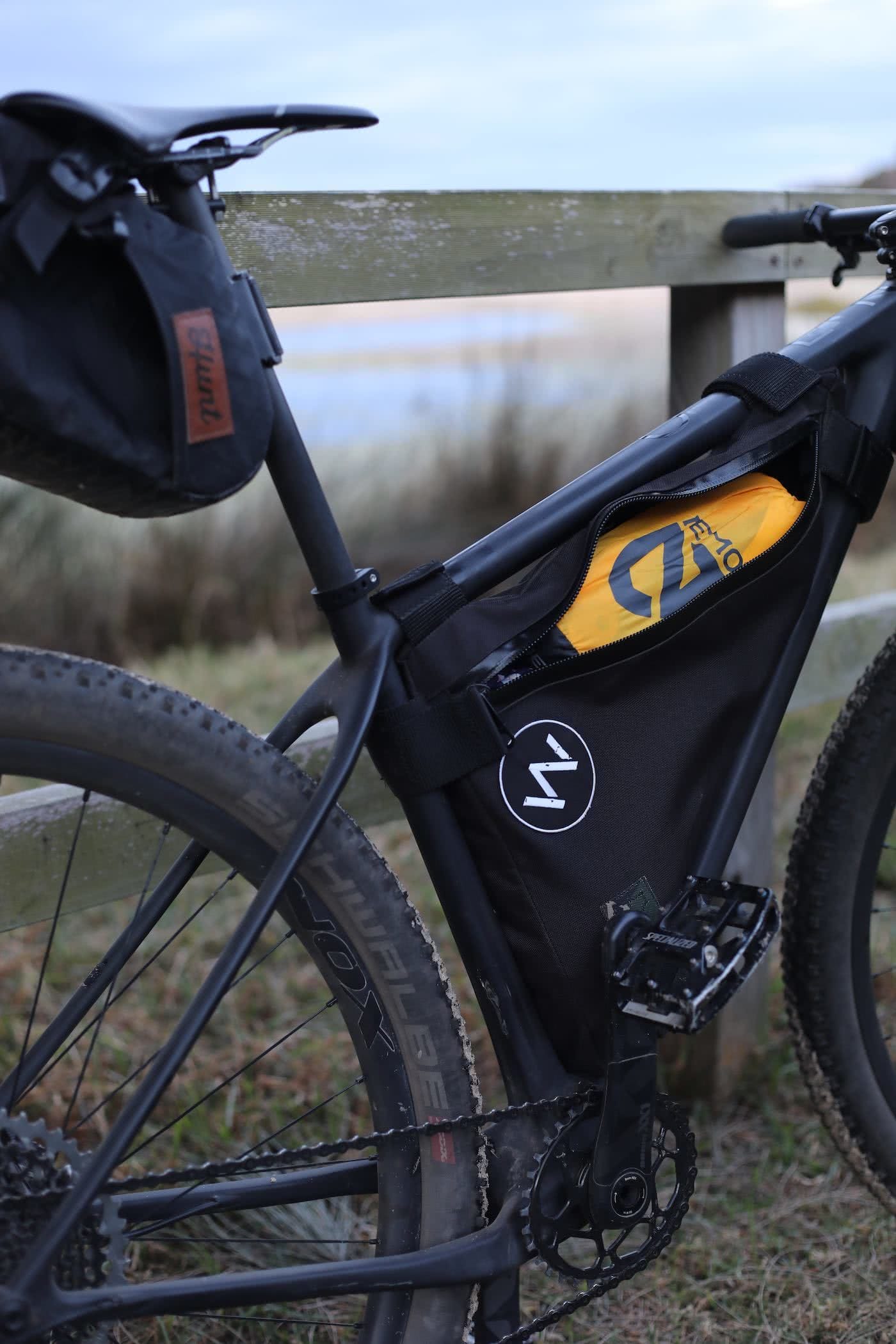 NEMO Kyan Mummy Bag & Tensor Ultralight Sleeping Pad // Gear Review by Mattie Gould Tensor mat in a bike bag
