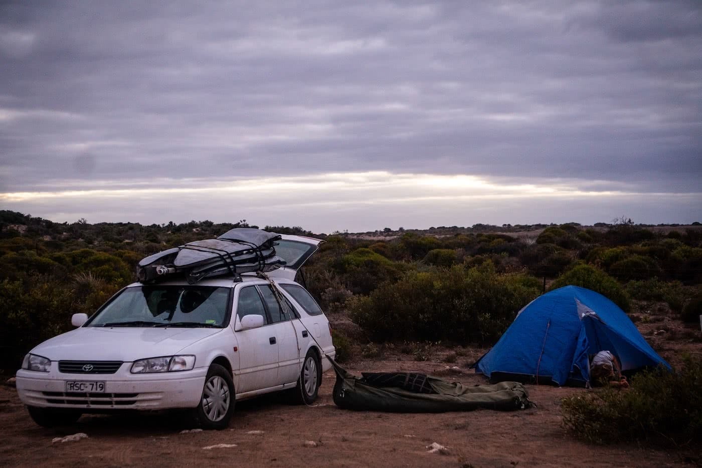 Barren, Wild & Clean // Road Trippin' The South Aus Coast, car, tent, desert