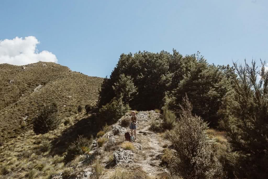 A Wrong Turn In The Right Direction // Sawyer Burn Track (NZ), track, woman, mountain