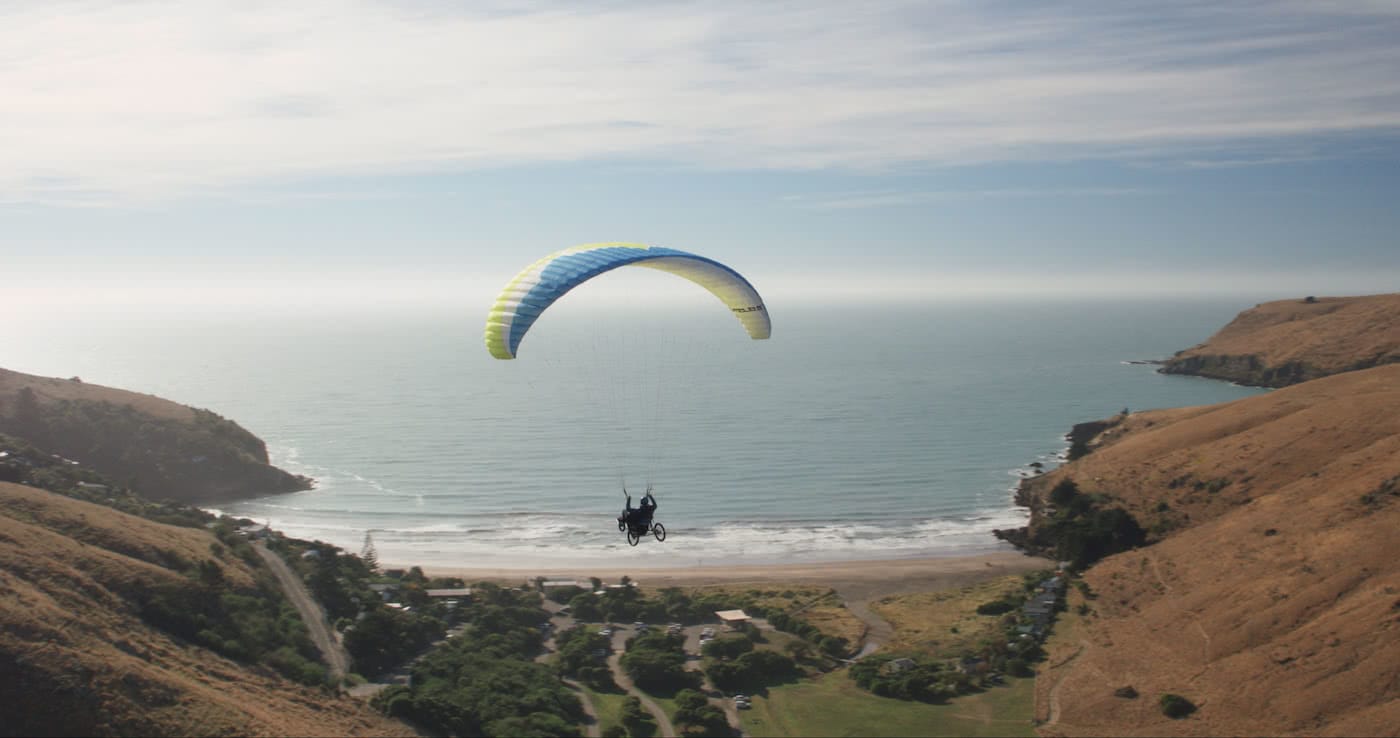 Paragliding Tetraplegic Jezza Williams Proves There Are No Limits, paragliding, Jezza, ocean, beach