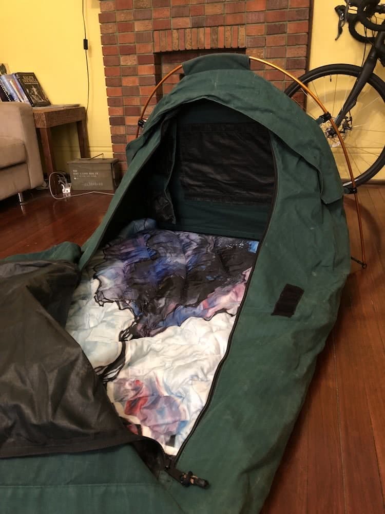 Rumpl Original Puffy Blanket // Gear Review, photo by tim ashelford, blue, swag