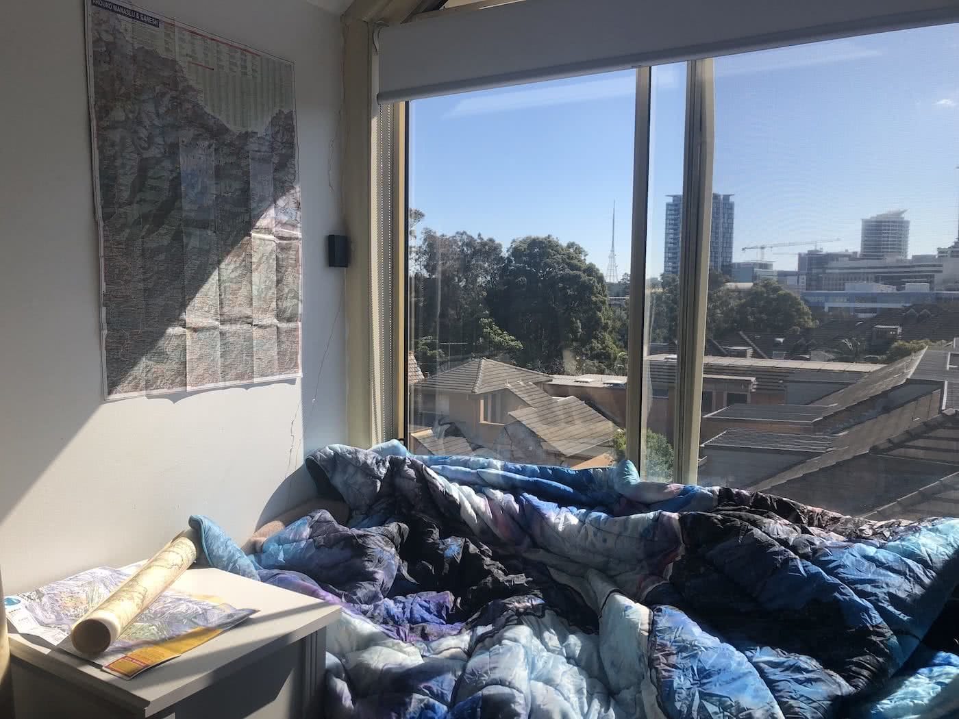 Rumpl Original Puffy Blanket // Gear Review, photo by tim ashelford, blue